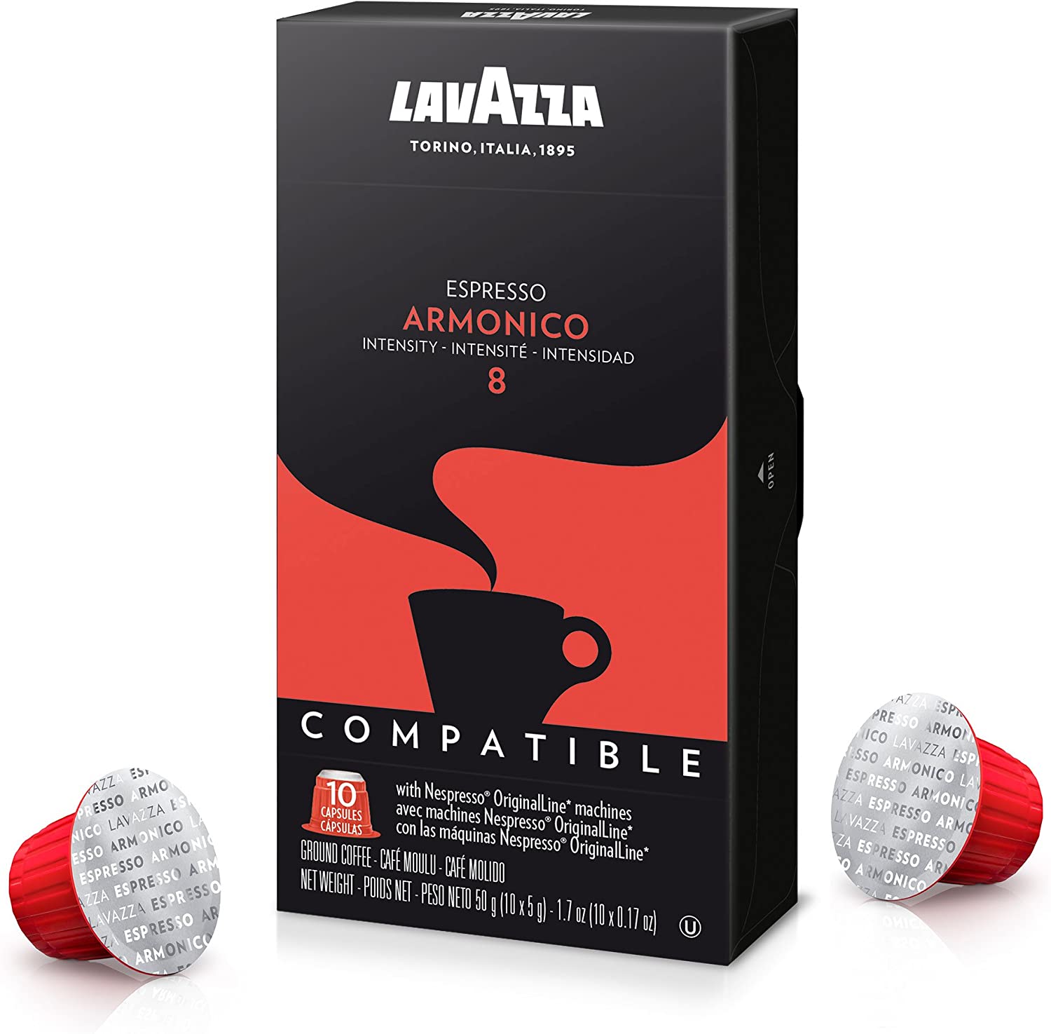 Nespresso kapsle Lavazza Espresso Armonico 10ks