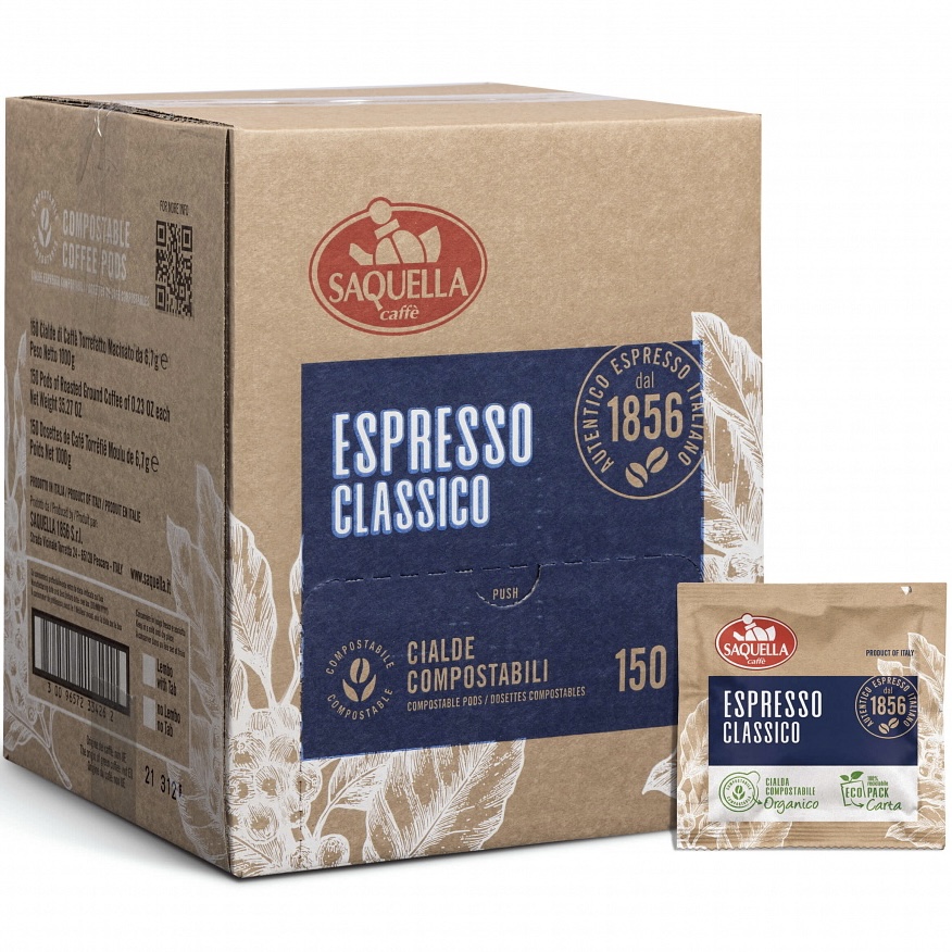 E.S.E. pod Saquella Espresso Regular 150ks