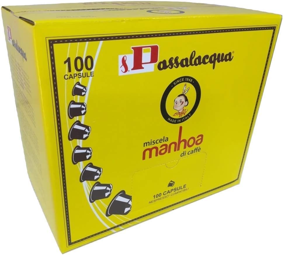 Nespresso kapsle Passalacqua Manhoa 100ks
