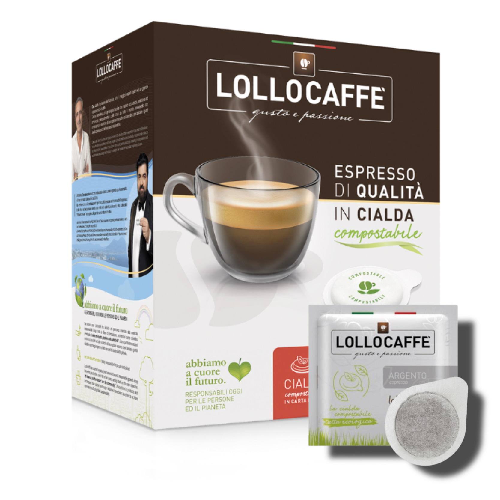E.S.E. pod Lollo Caffé Argento Espresso 100ks