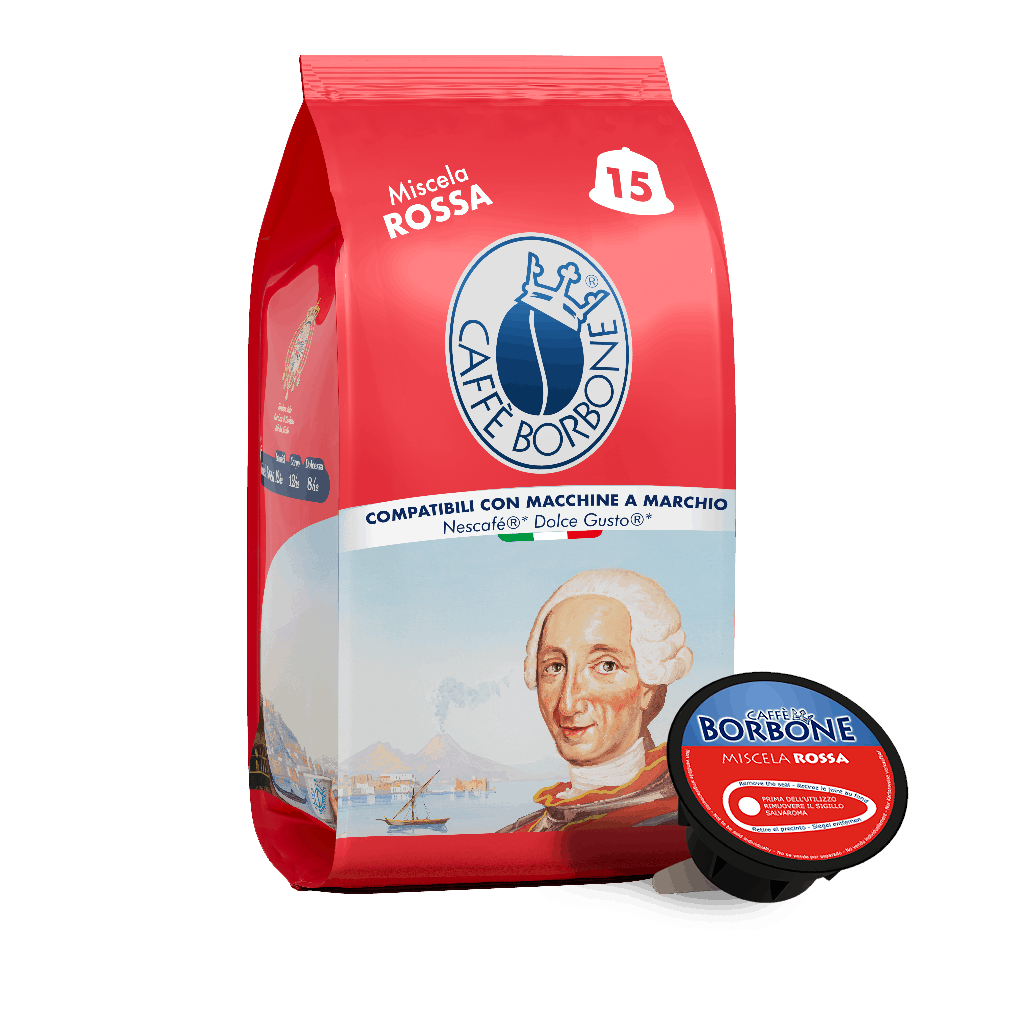 Dolce Gusto kapsle Caffé Borbone Miscela Rossa 15ks 