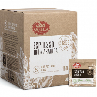 E.S.E. pod Saquella Espresso 100% Arabica 150ks