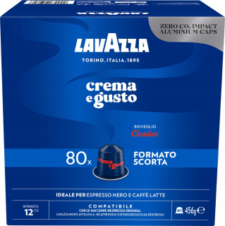 Nespresso kapsle Lavazza Crema e Gusto 80ks - hliníkové