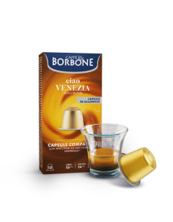 Nespresso kapsle Caffé Borbone Ciao Venezia 10ks - hliníkové
